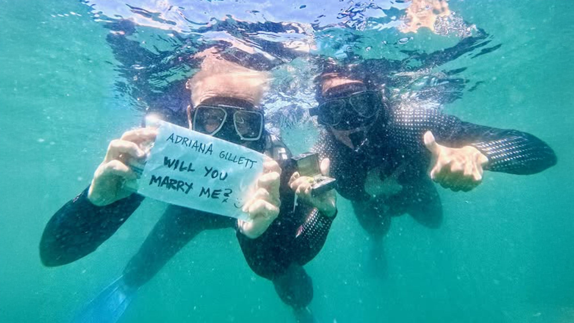 James Hetfield proposes to girlfriend while scuba diving