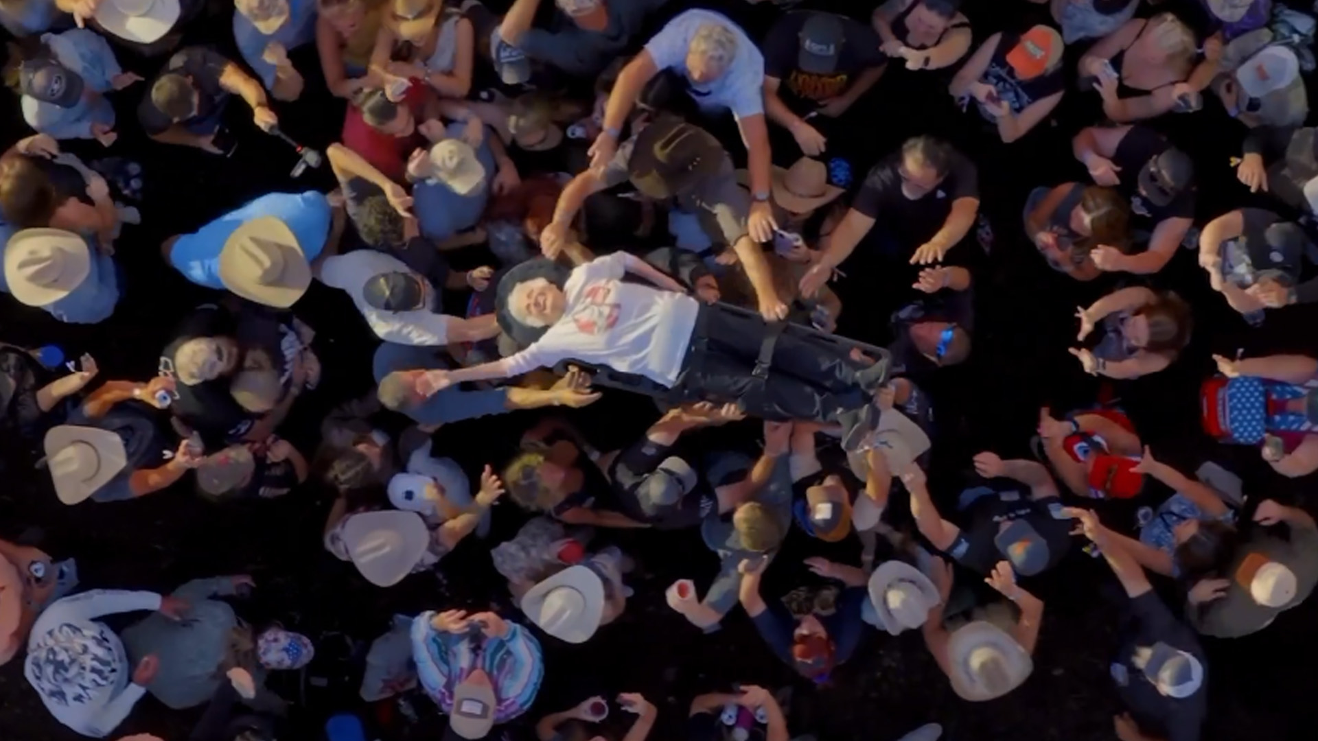 WATCH: 99-year-old Grandma sets crowd surfing world record