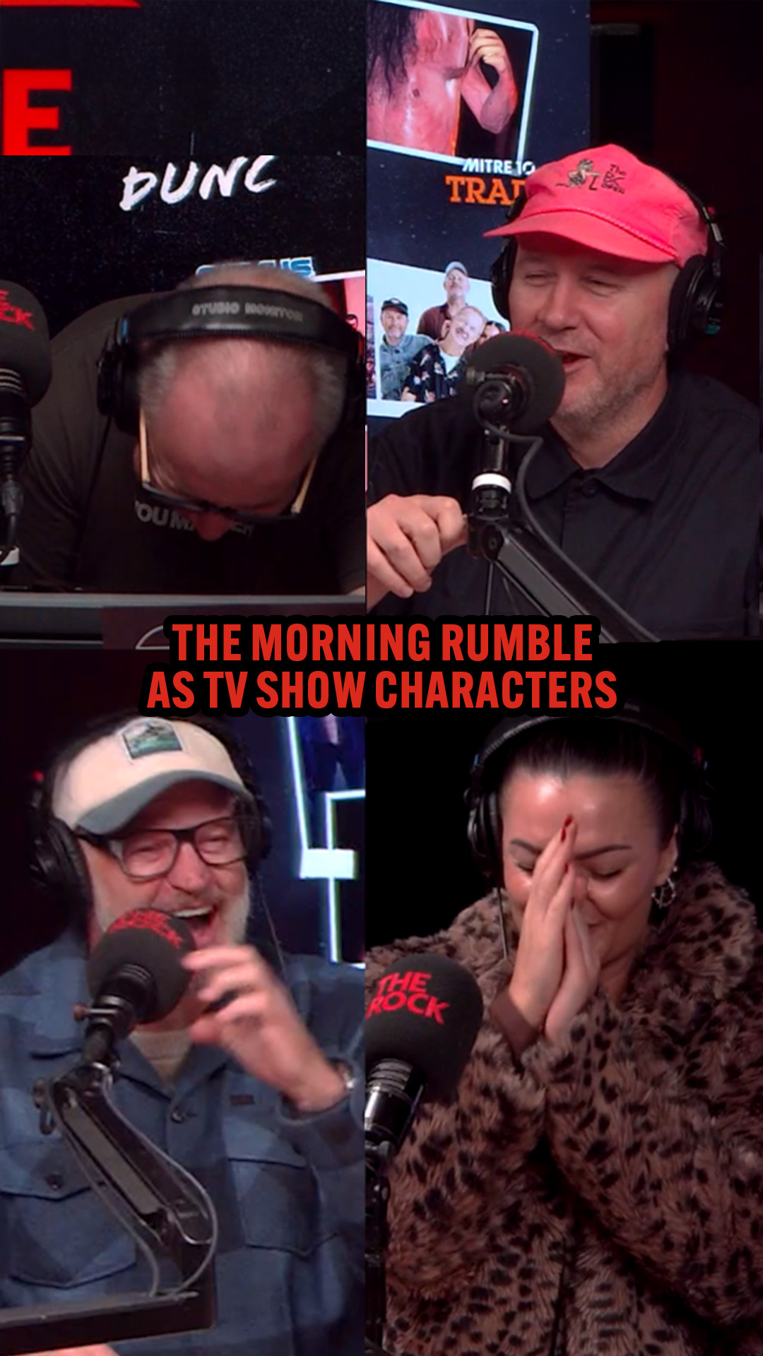 The Morning Rumble as TV Show Characters