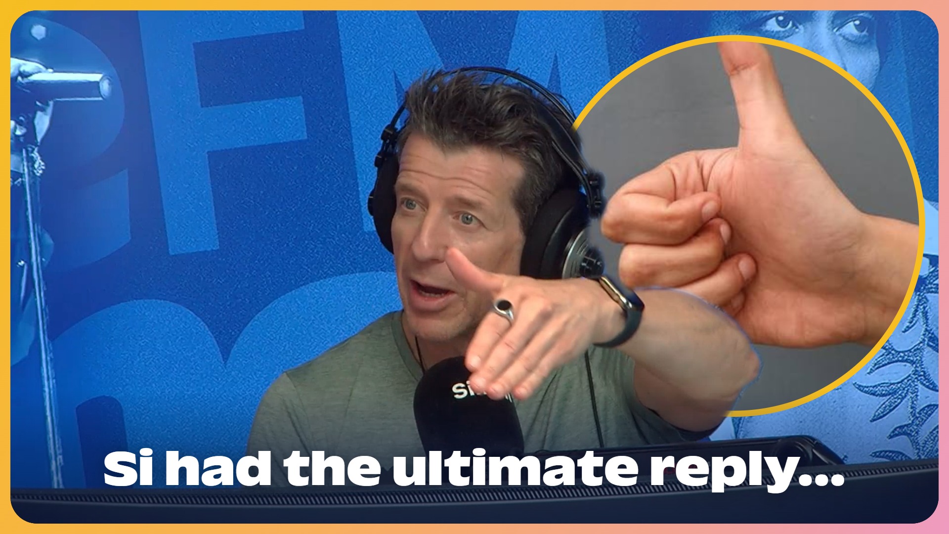 A single thumbs-up sends Simon over the edge