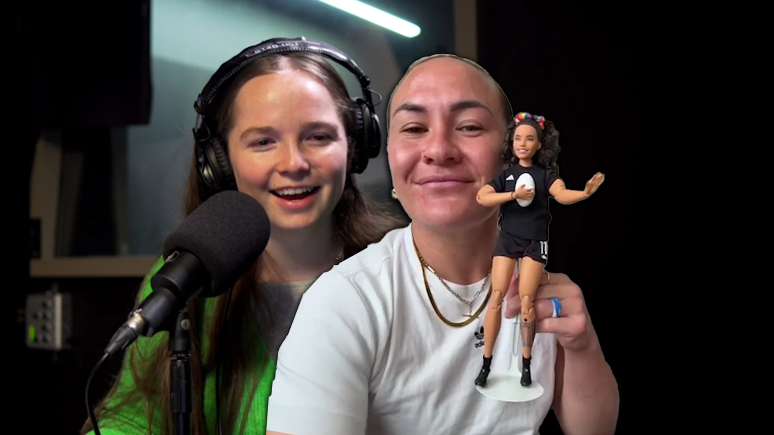 Portia Woodman-Wickliffe showed me her 'jacked' Barbie