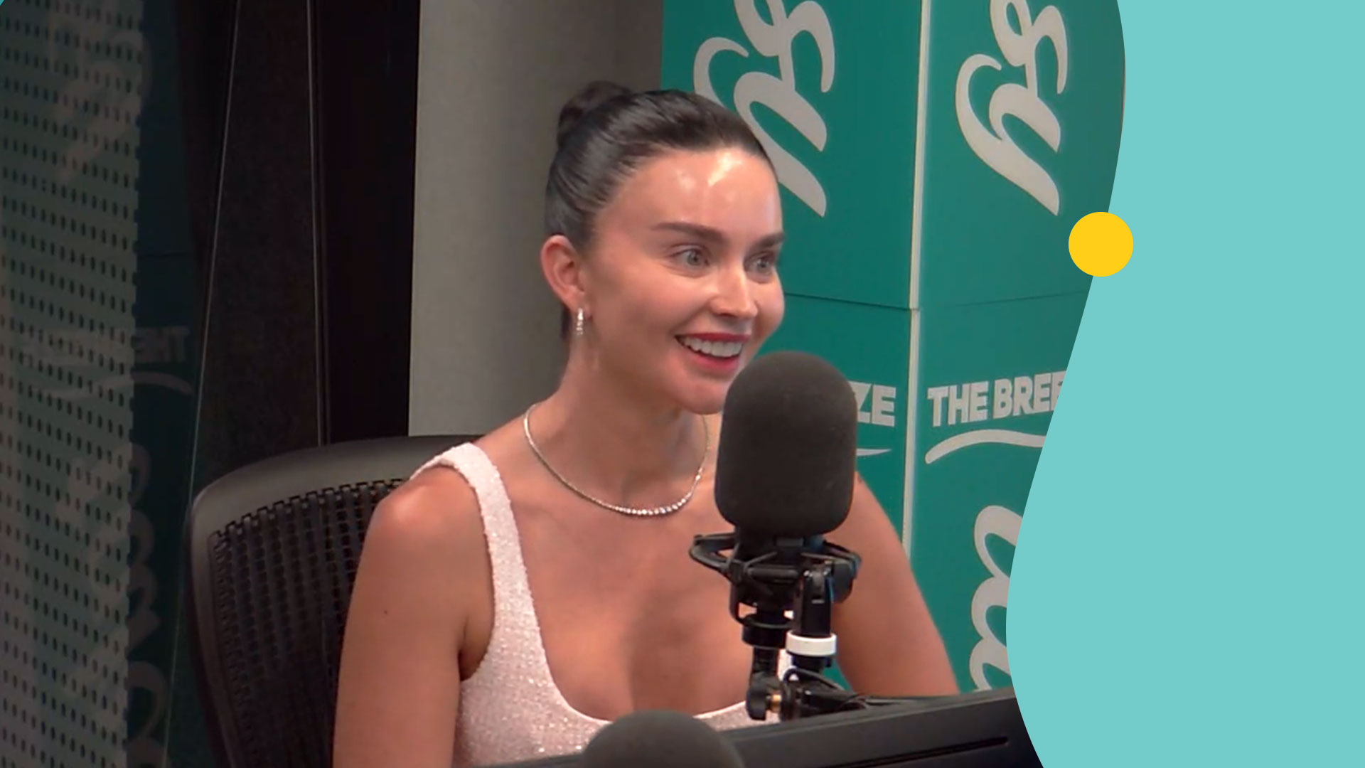 Edna Swart in the breeze studio