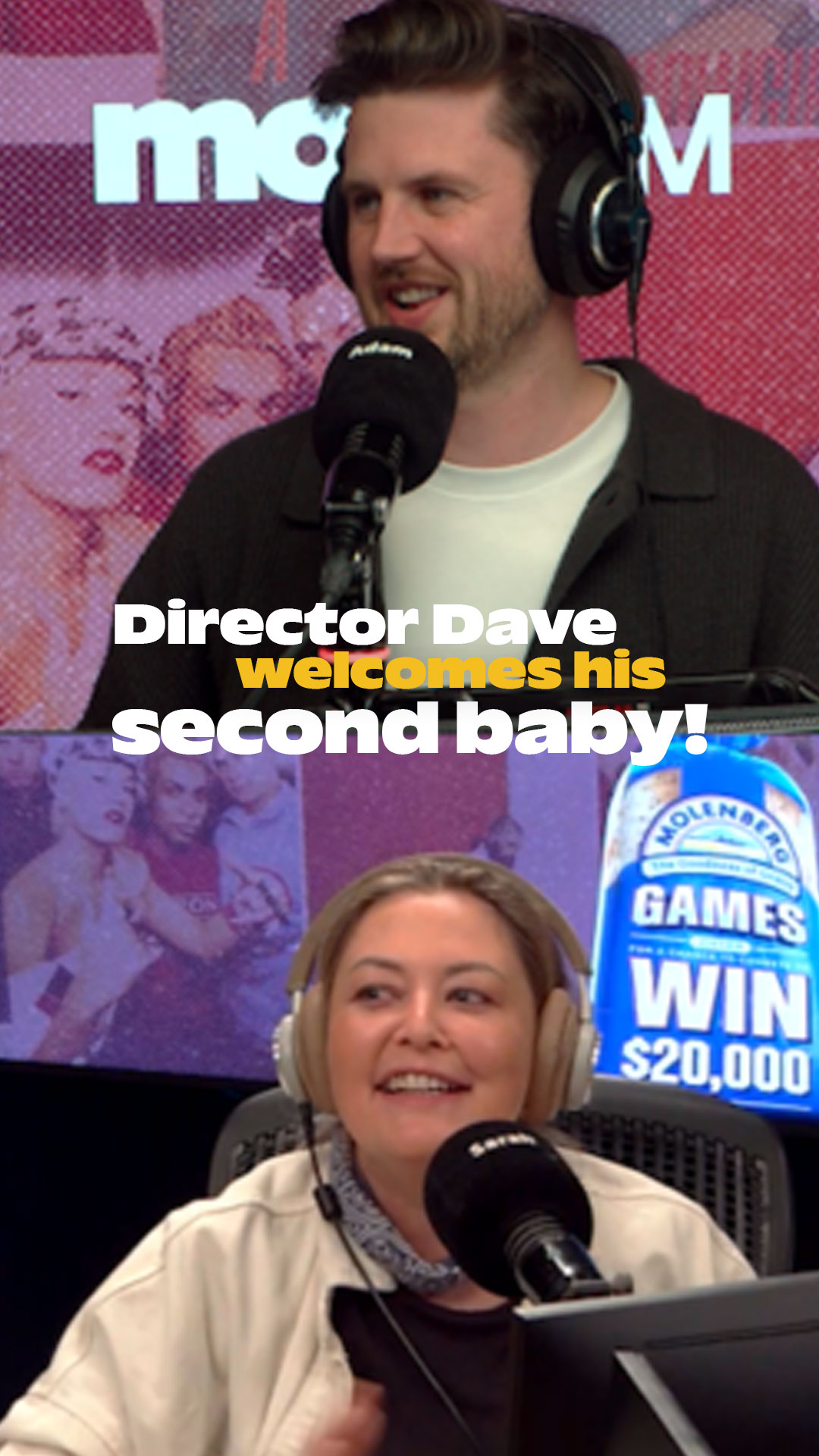 Director Dave welcomes his second baby!