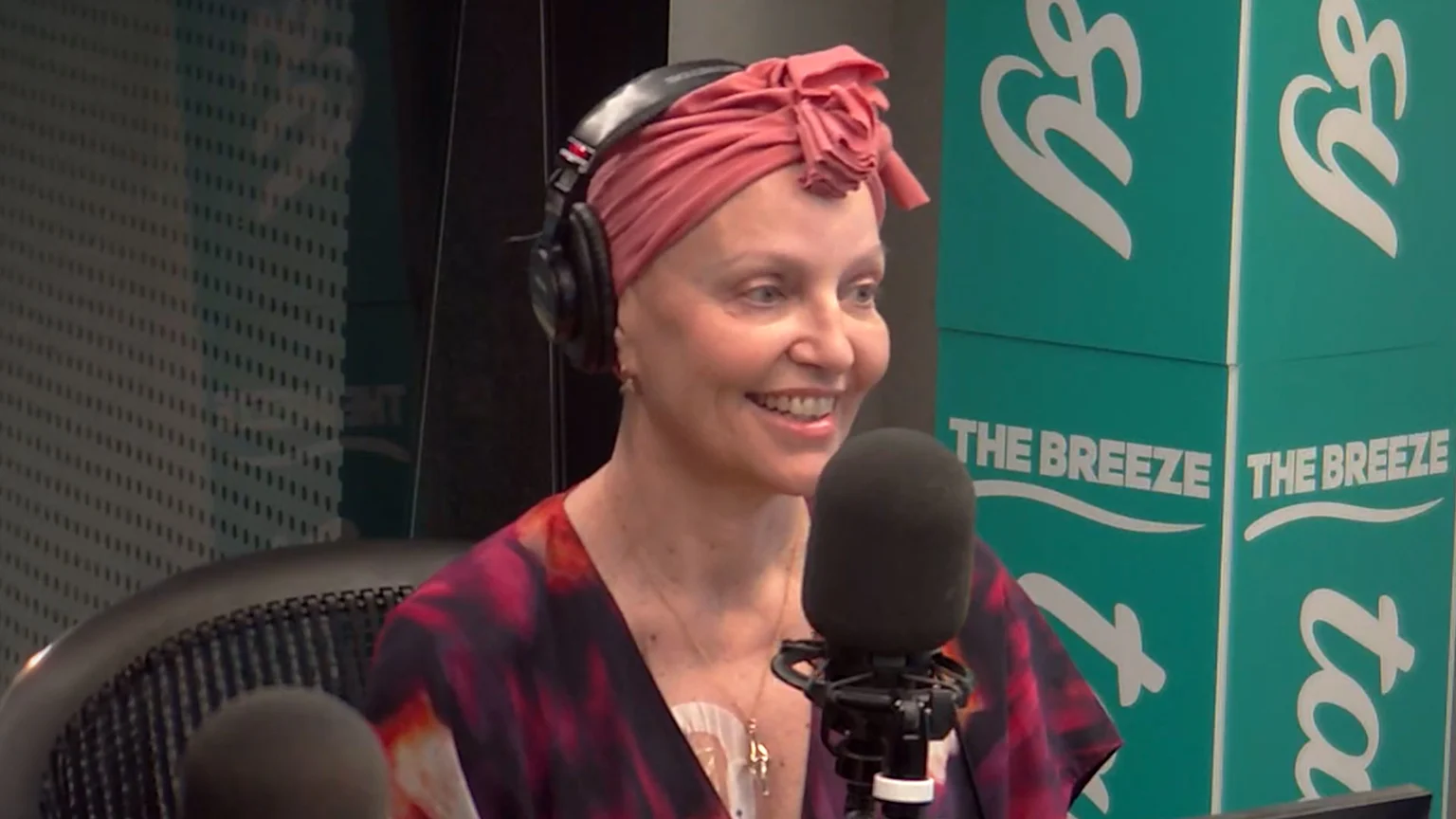 Mel Homer in The Breeze studio