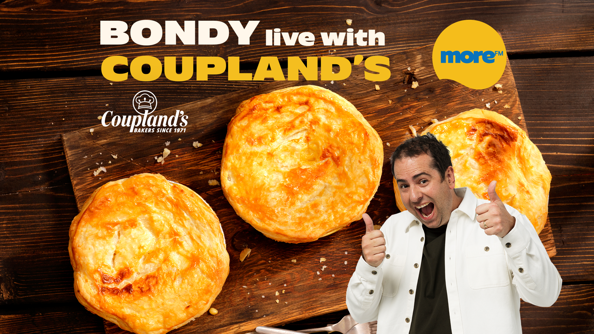 Win every Saturday with Bondy Live and Coupland's