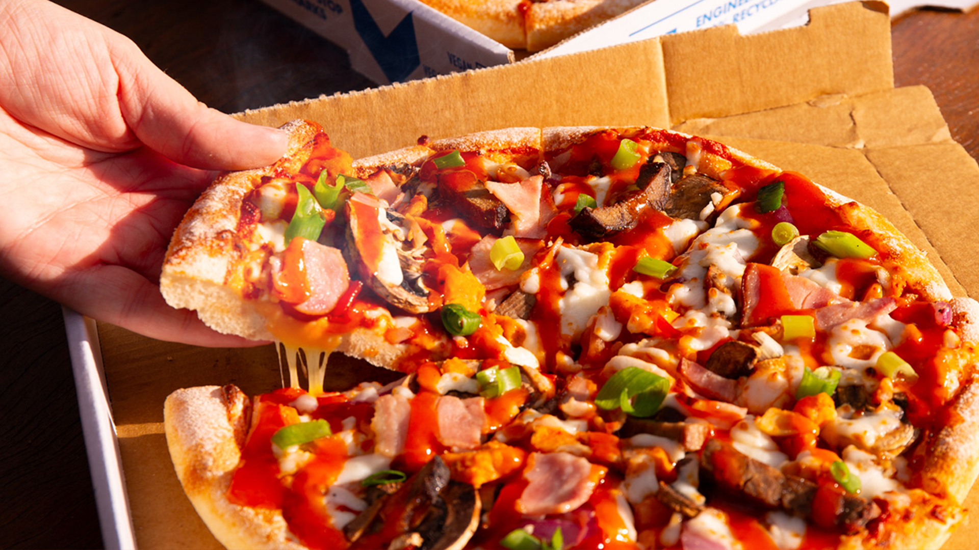 Kiwi Feast pizza from Dominos