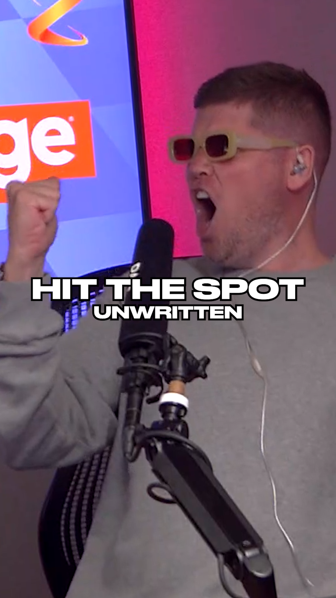 Man with sunglasses on