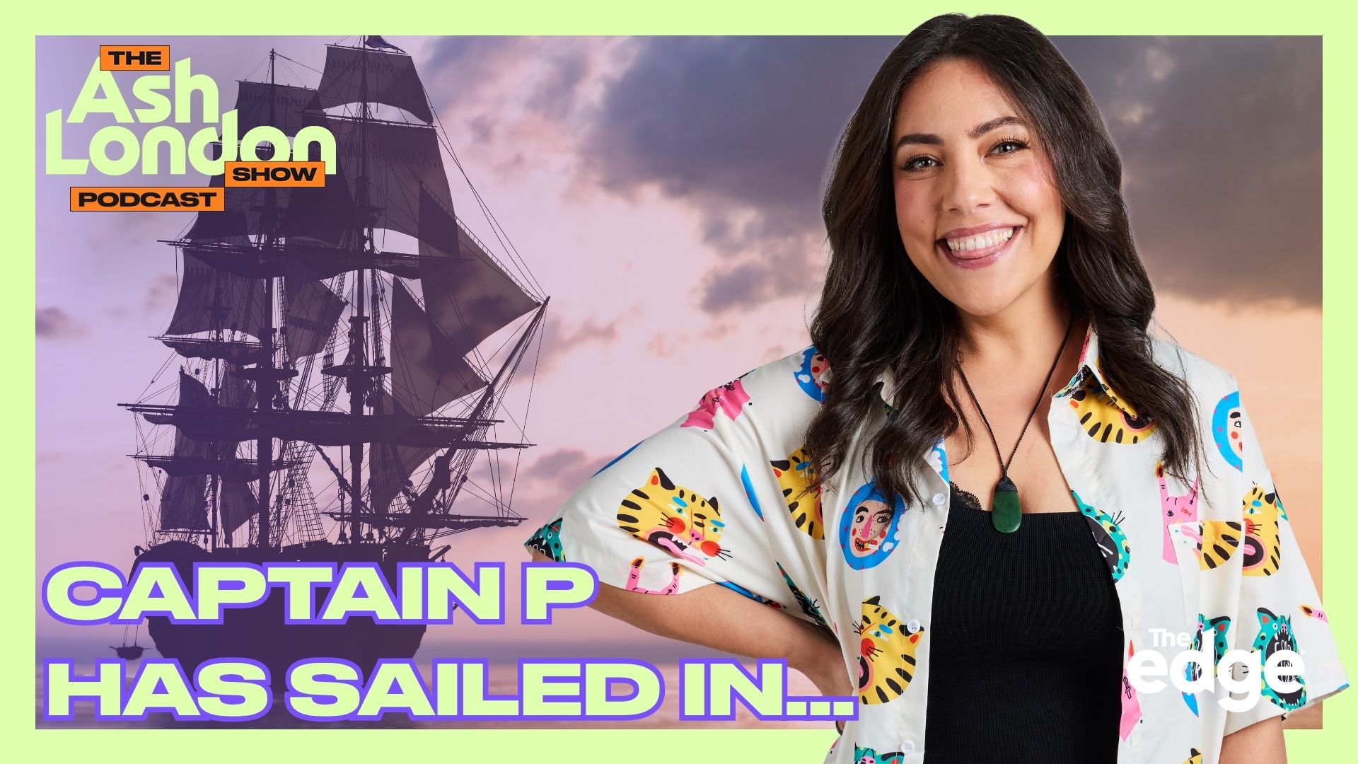 Captain P has sailed in...