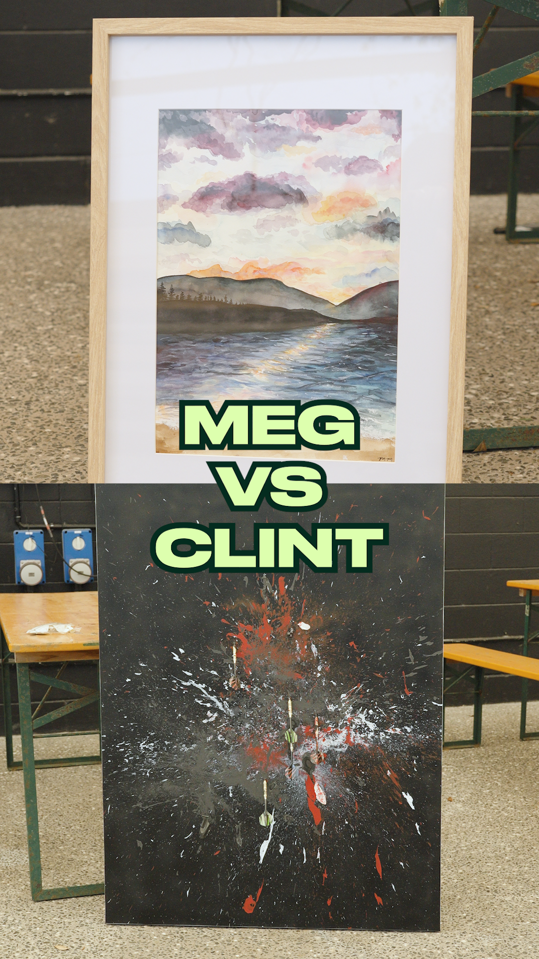 Clint vs Meg paint off