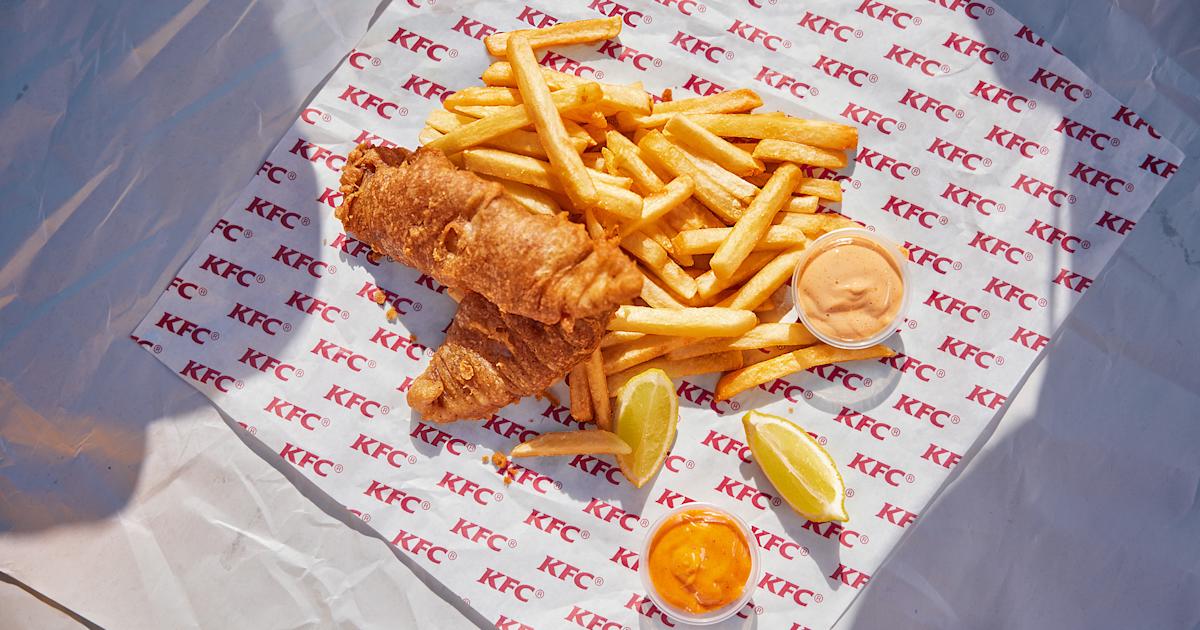 Kfc Menu Fish KFC is doing fish and chips for one weekend only to raise cash for a ...