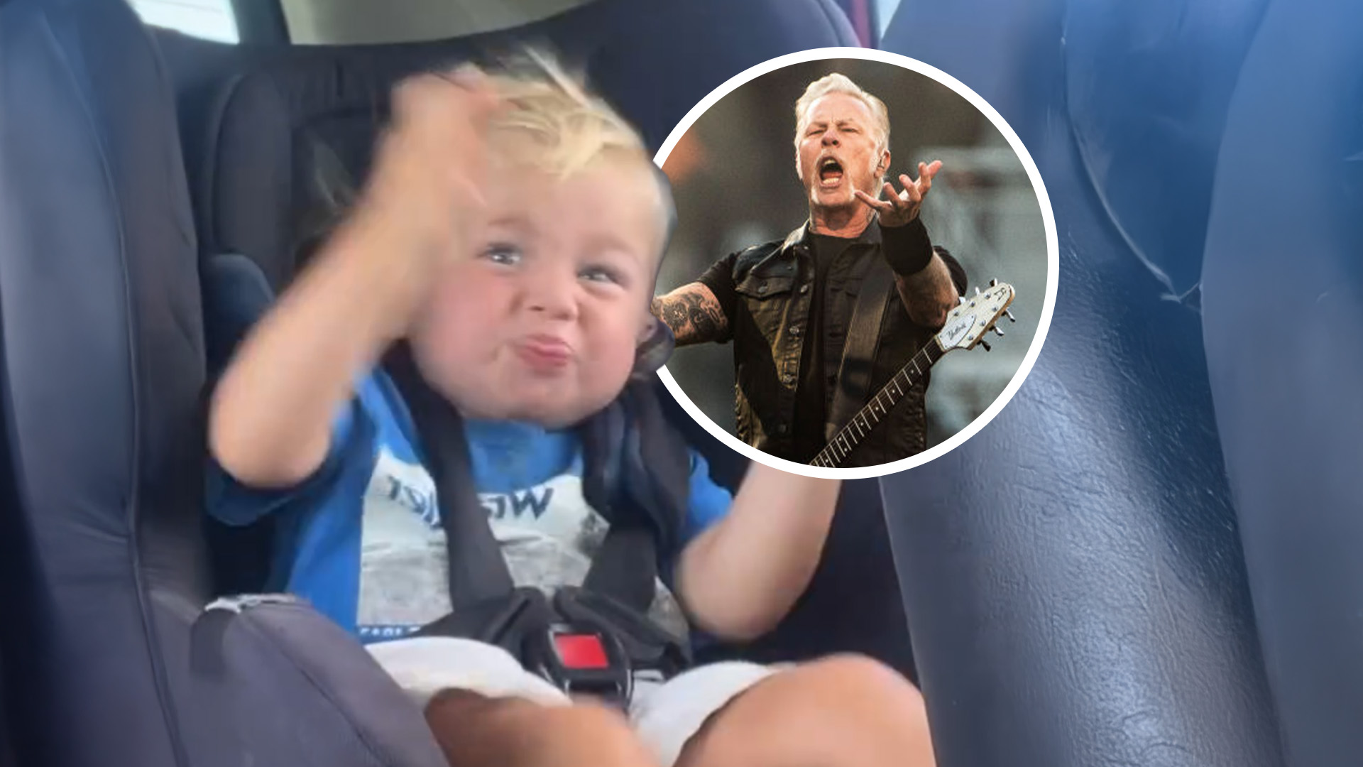 Toddler catches Metallica’s attention viral video of him listening to ‘Fuel’