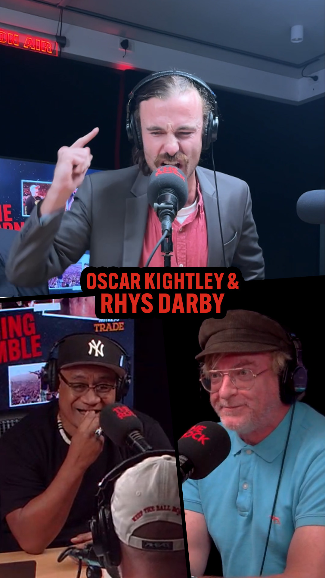 Oscar Kightley and Rhys Darby rate Creech's acting