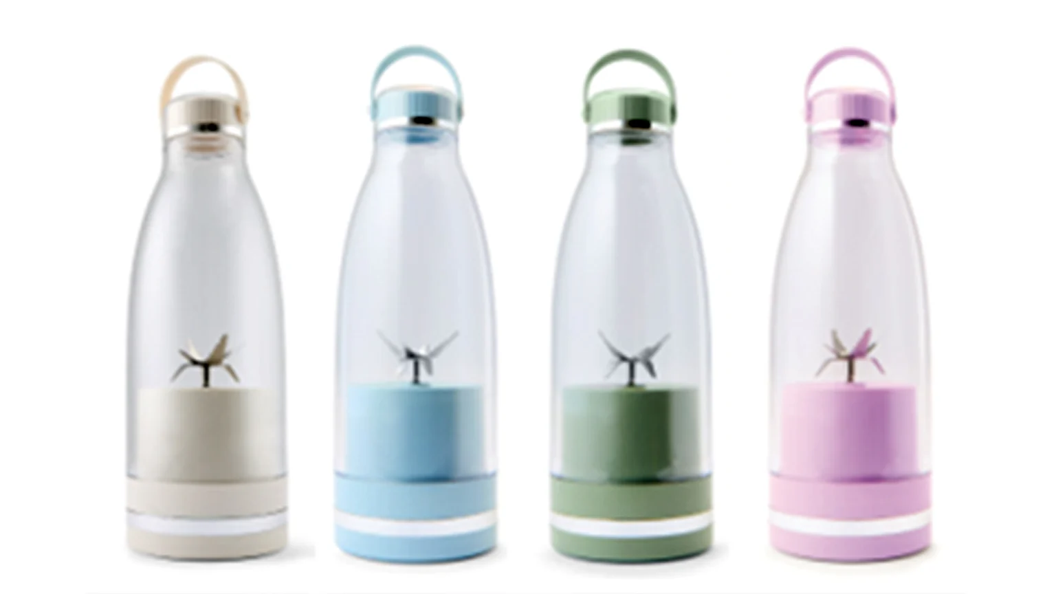Kmart NZ portable blenders - White, Blue, Green and Lilac