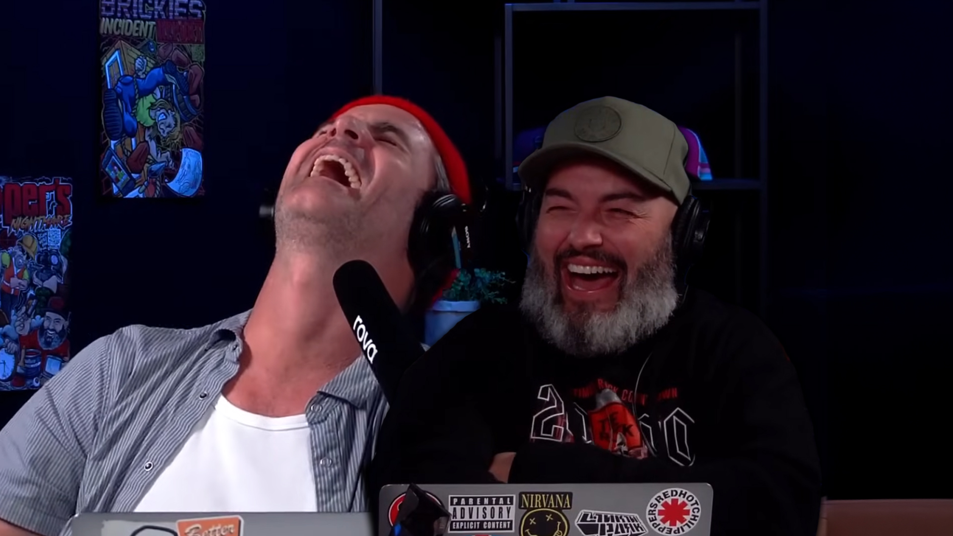 Not for Radio's Jay and Dunc laughing next to each other. 