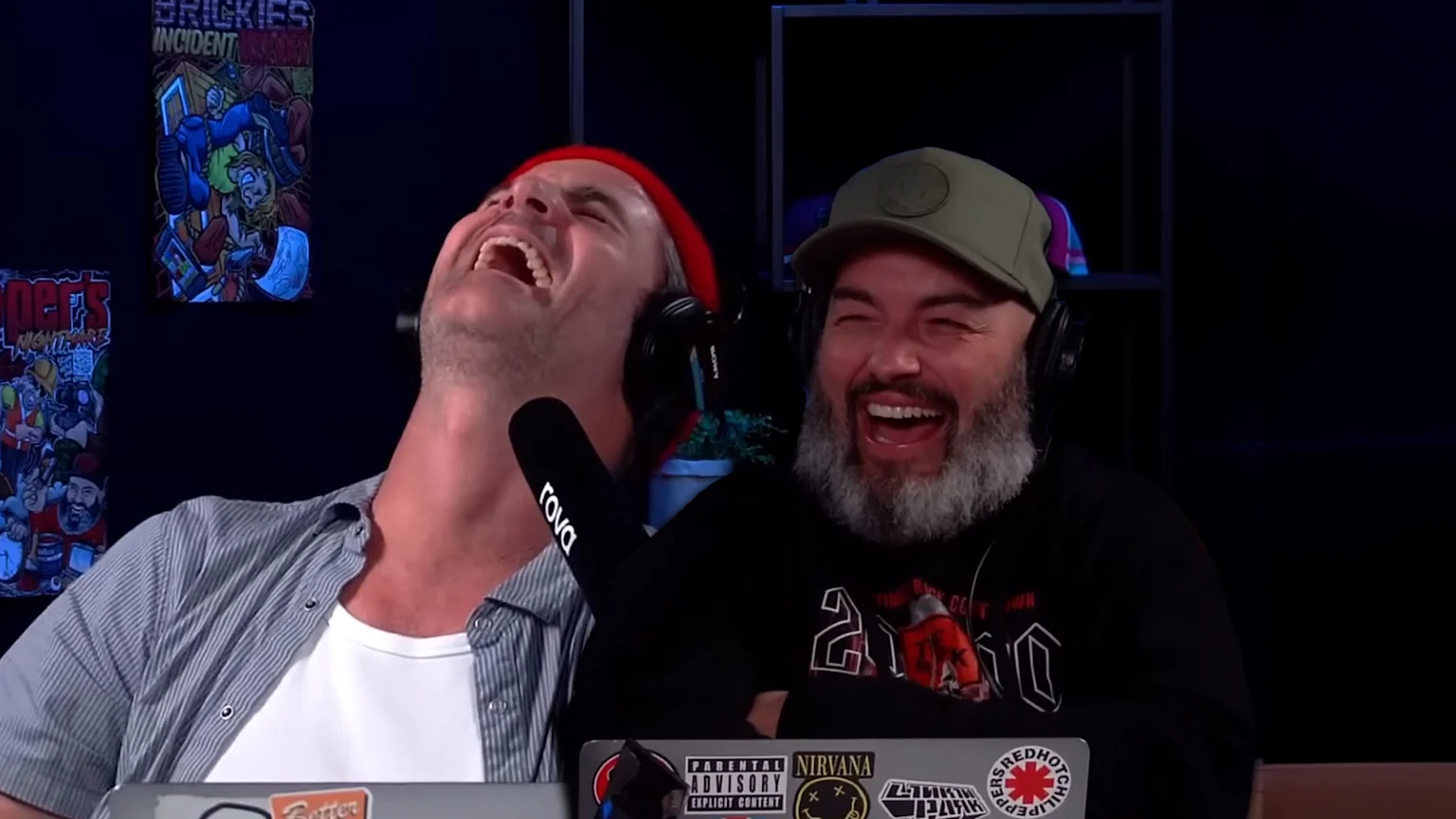 Not for Radio's Jay and Dunc laughing next to each other.