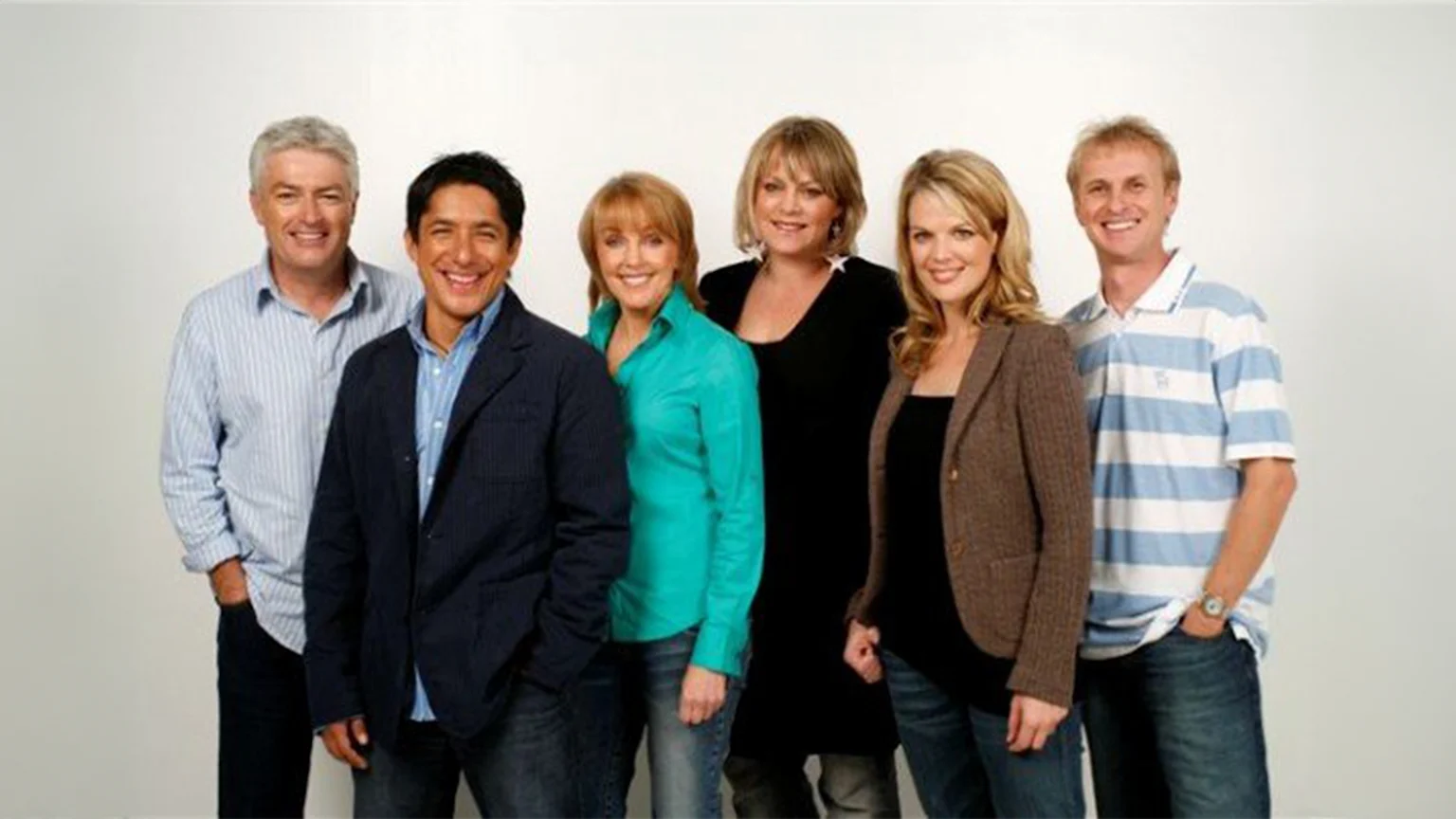 The original on air line-up for The Breeze in 2006