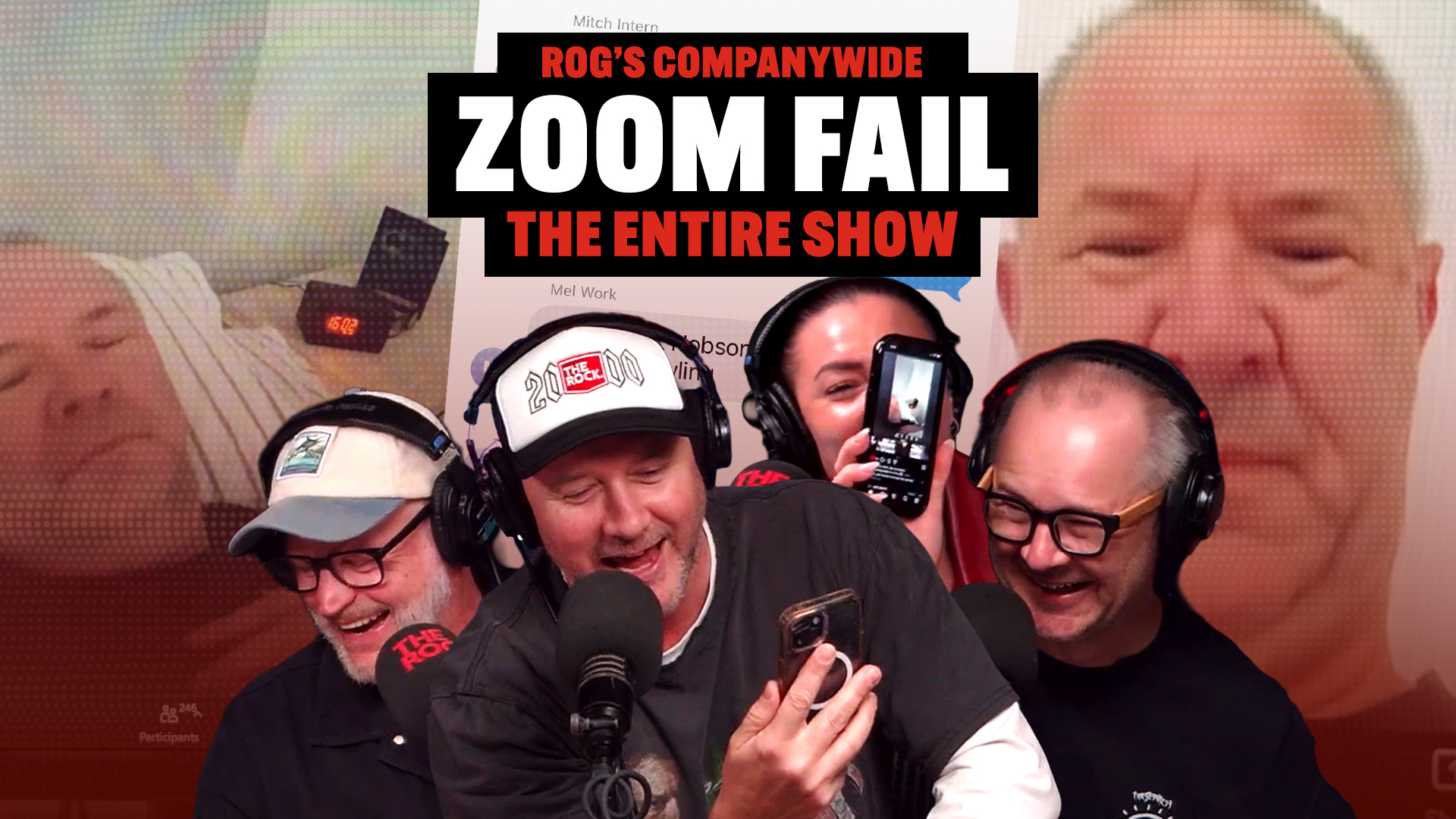 1 Hour of The Morning Rumble rinsing Rog's companywide Zoom fail