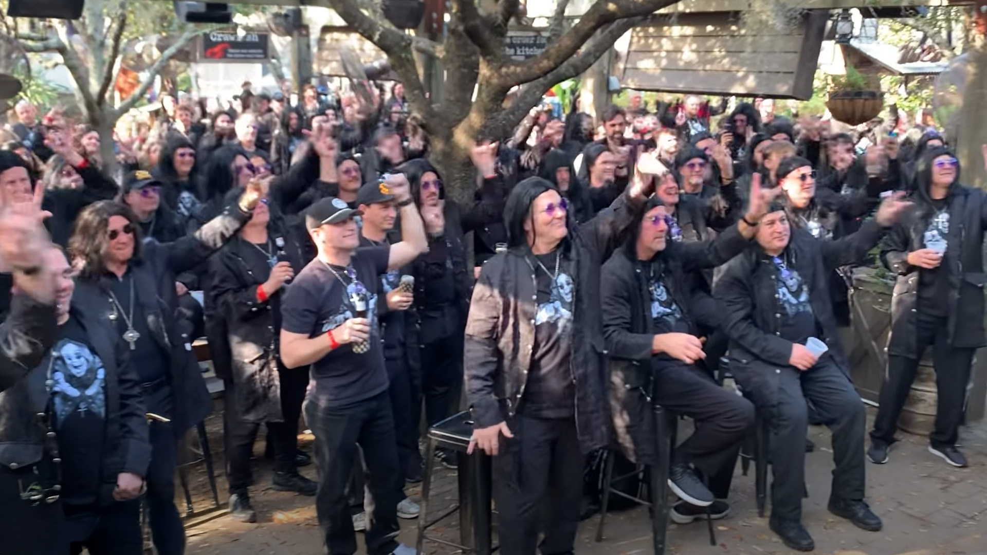 Hundreds dress as Ozzy Osbourne at Mardi Gras parade in New Orleans