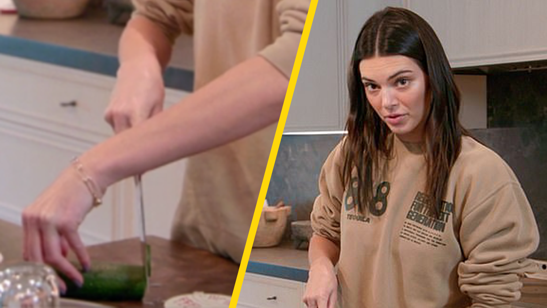 Kendall Jenner legit doesn't know how to cut a cucumber and we can't