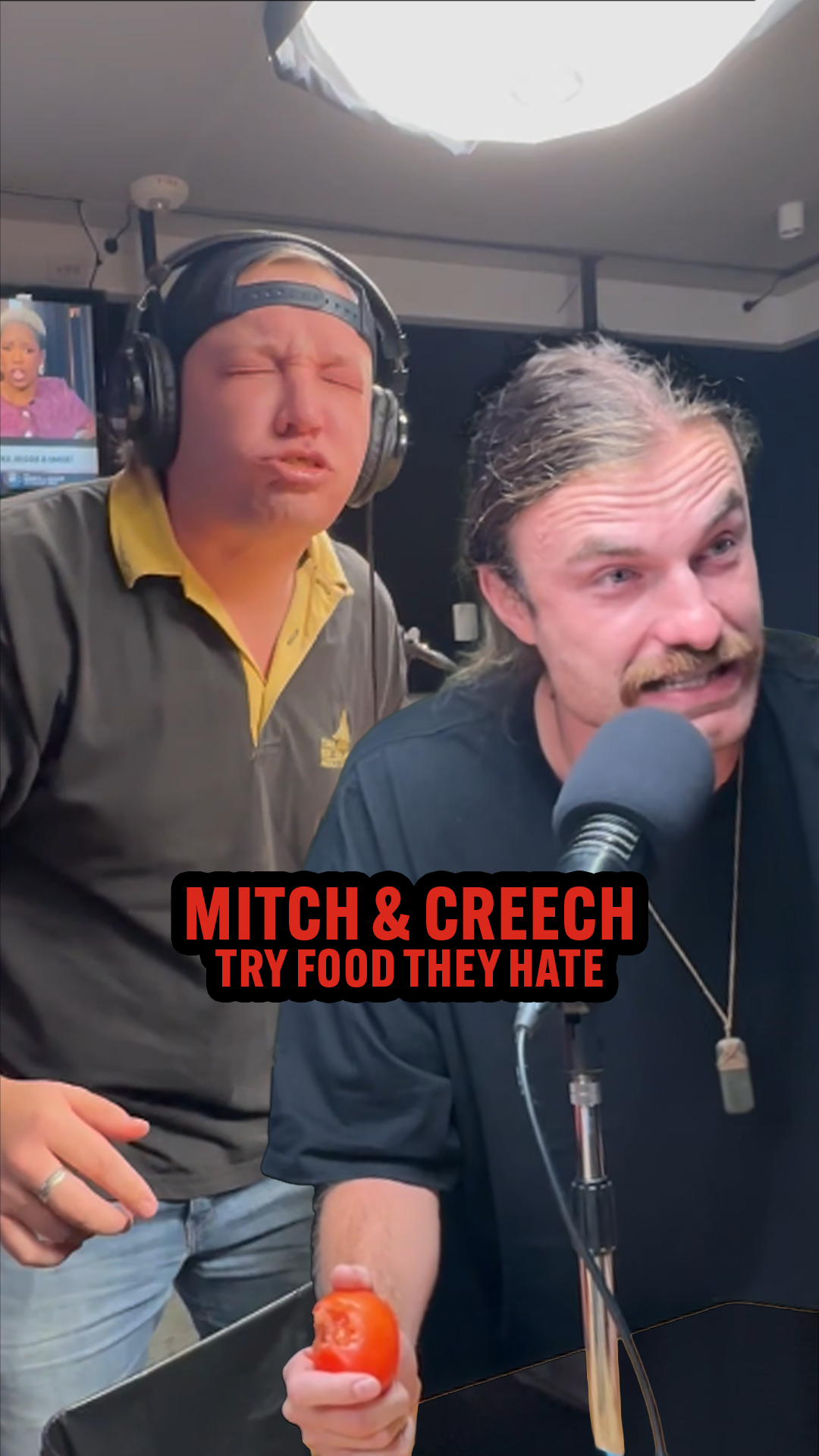 Mitch and Creech try food they don't like (vomit warning)