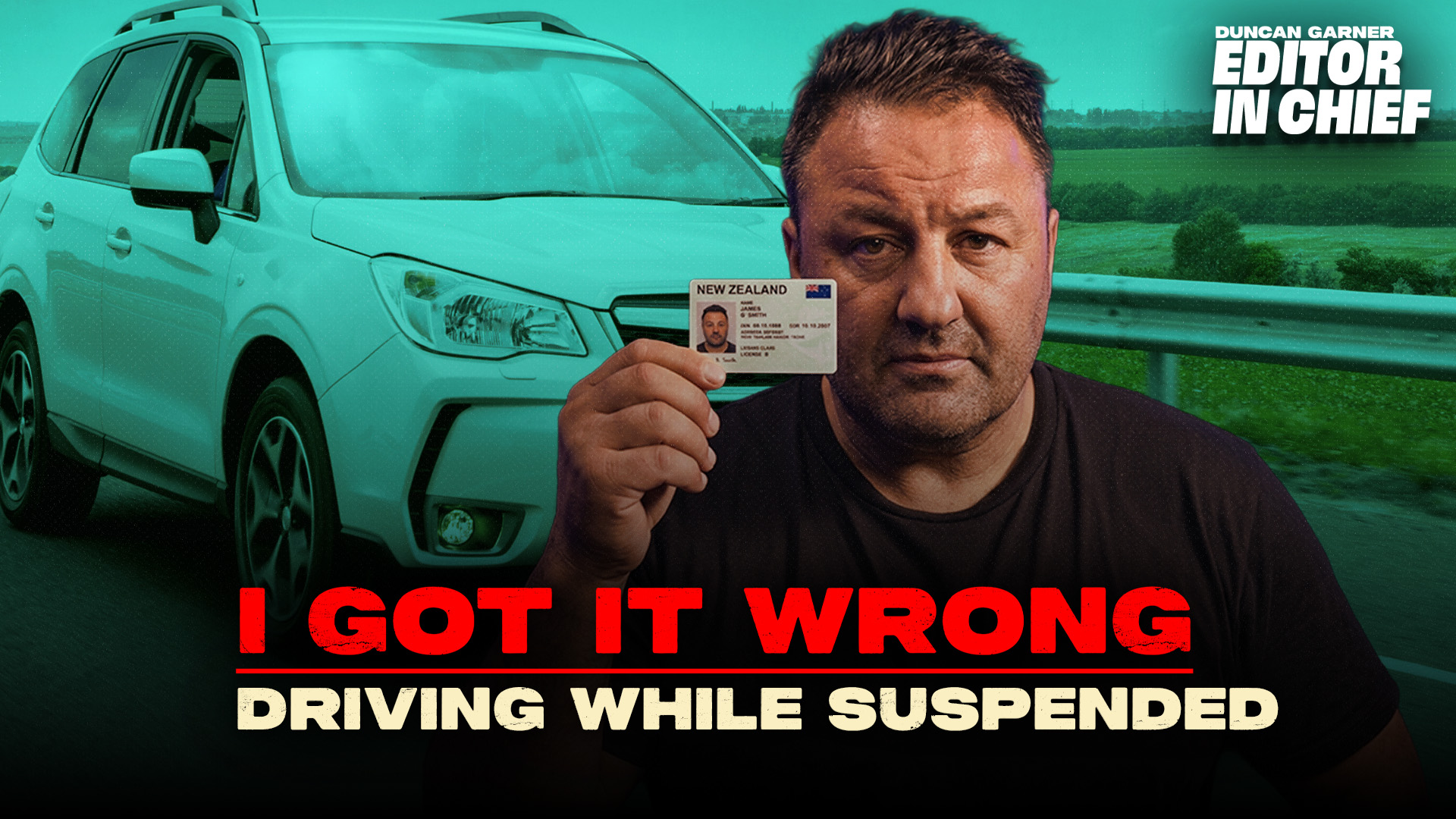 Duncan Garner: I drove suspended and got it wrong - here's the full story