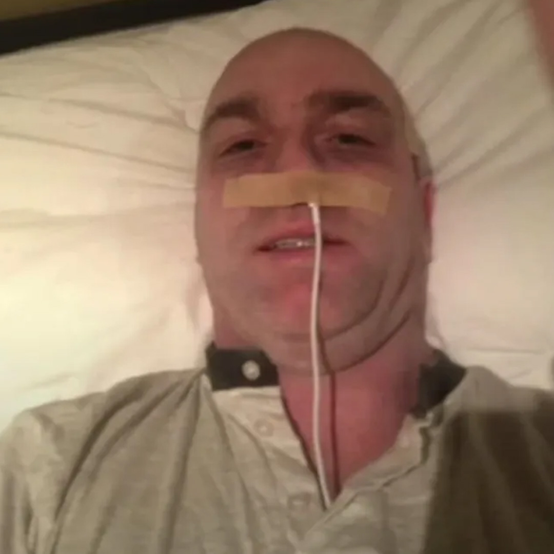 Former Irish hurling star DJ Carey faking cancer with iPhone charger.
