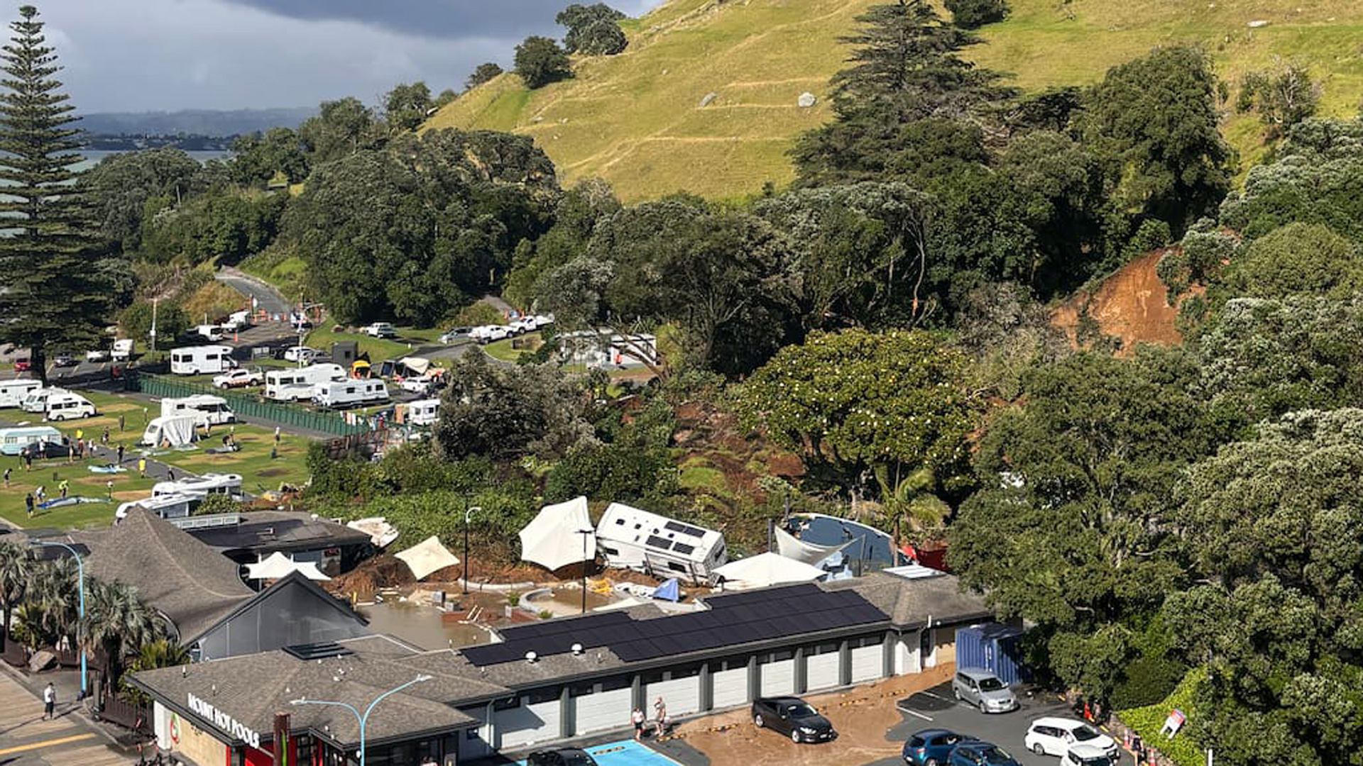 Mt Maunganui Landslide: Witness describes hearing pleas to 'get us out of here'