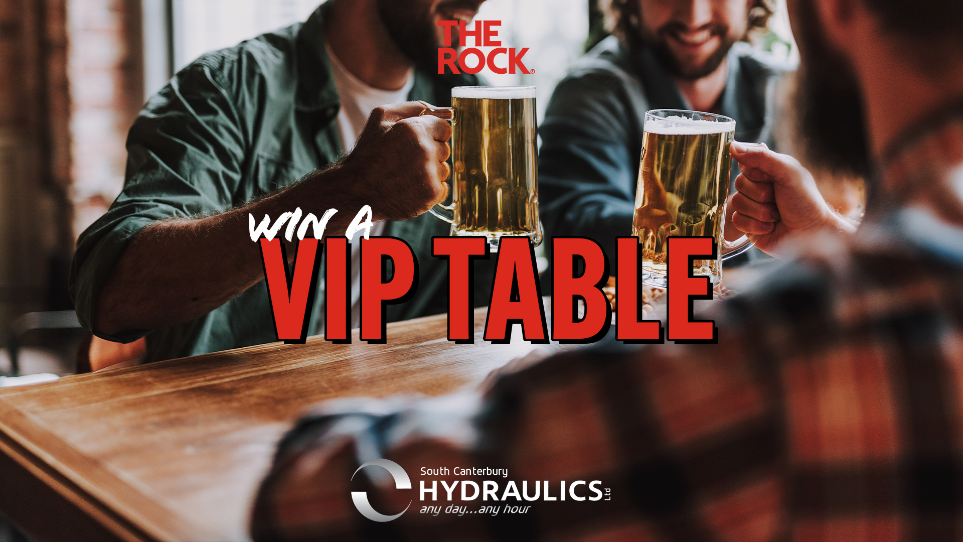 Win a VIP Table at Tradies day