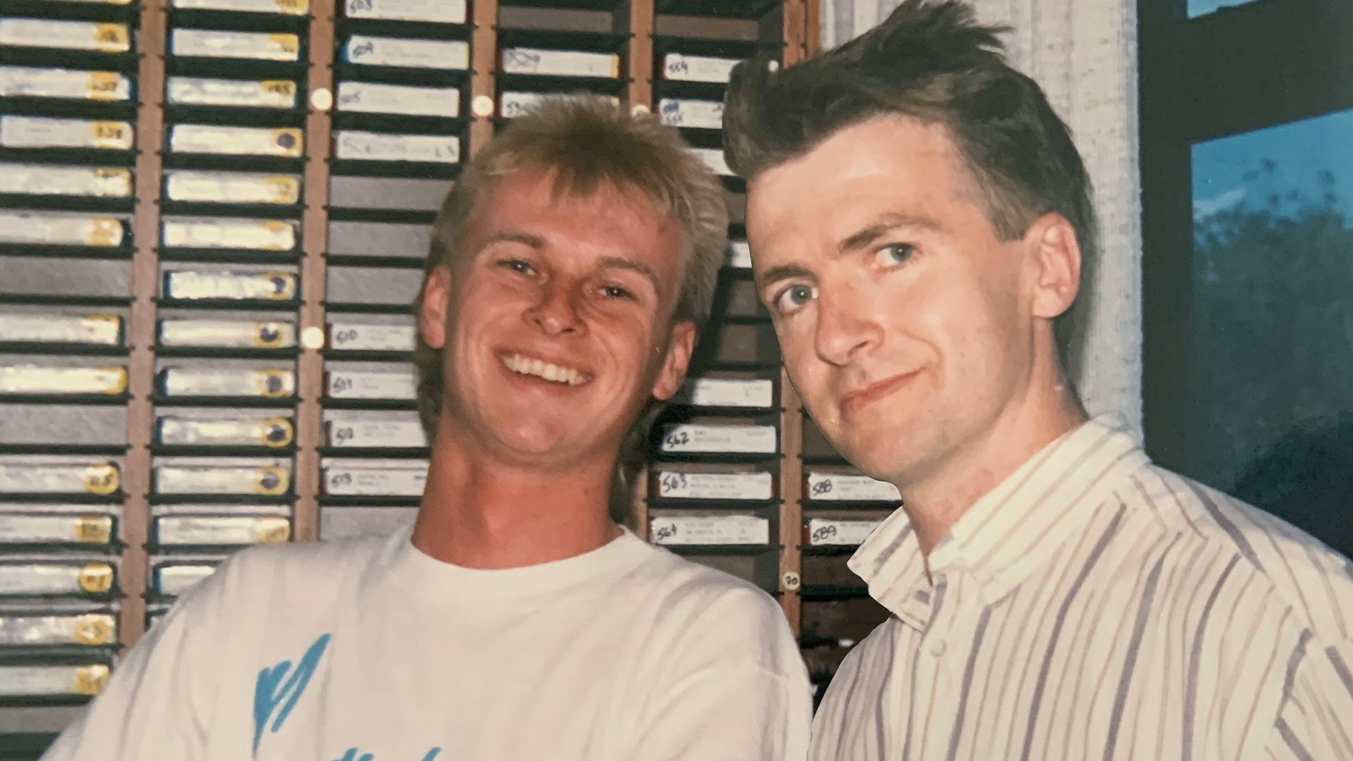 Robert Scott with Neil Finn