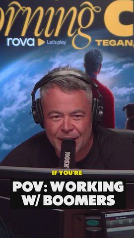 pov working with the boomers