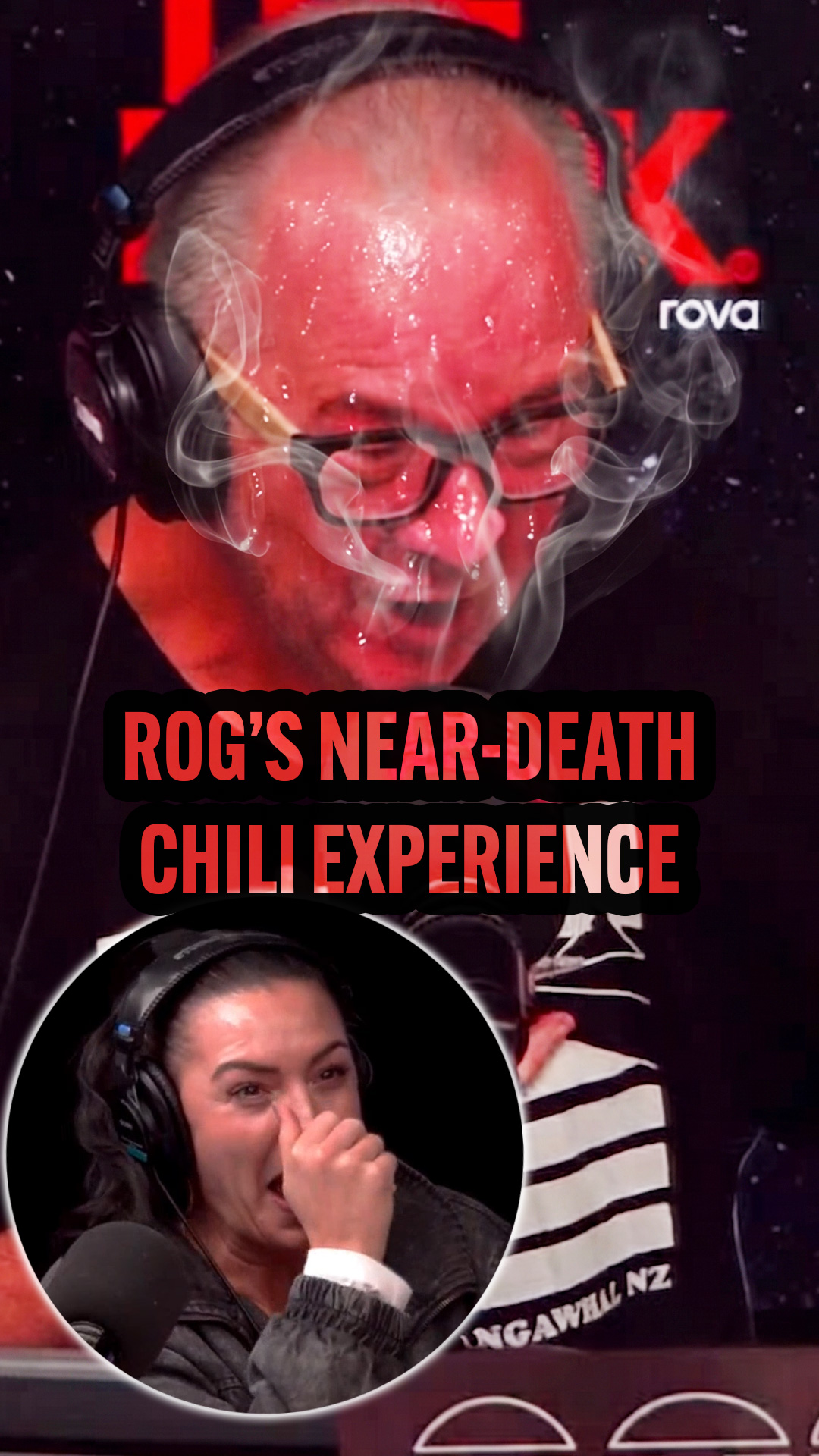 Rog nearly died after accidentally eating a chili