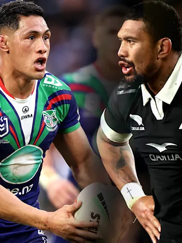 Roger Tuivasa-Sheck (left) Ardie Savea (right).