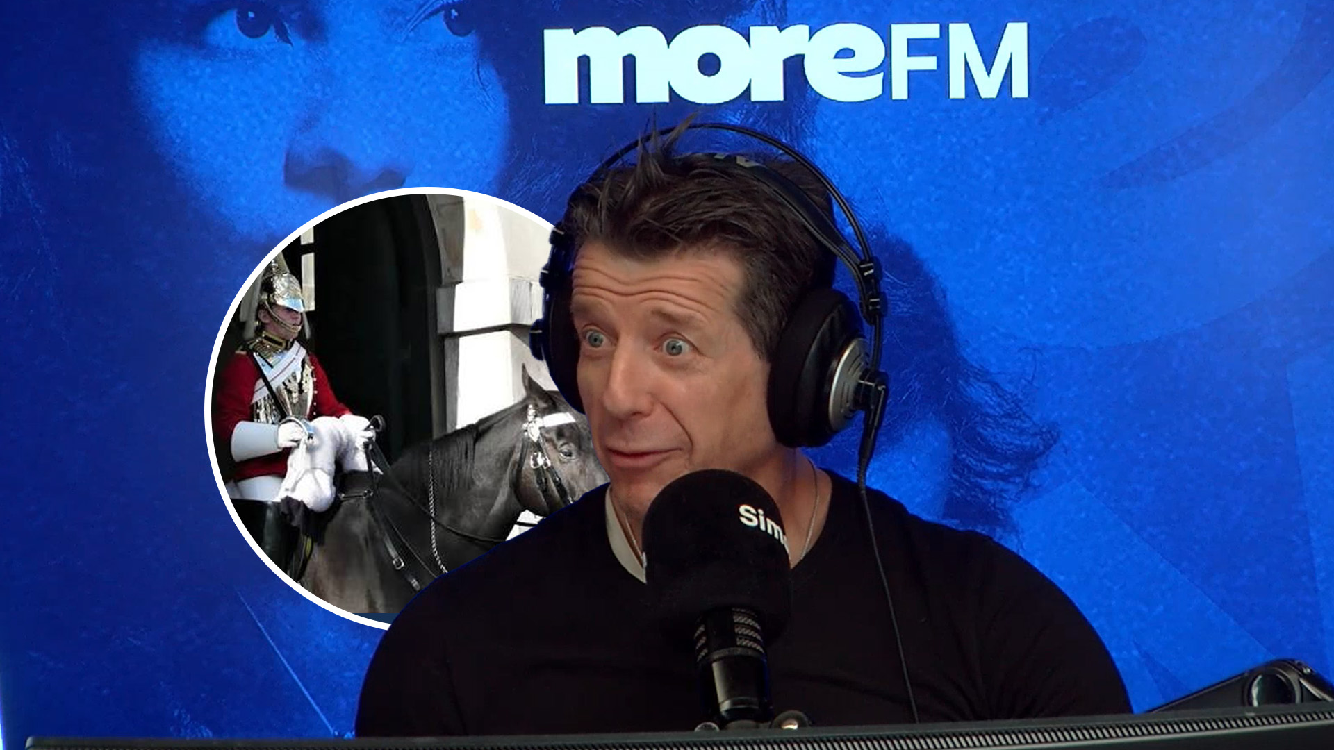 Simon wants to test his luck with a royal horse