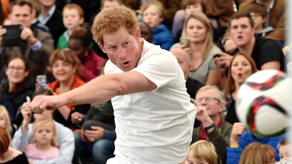 Prince Harry takes James Corden to task over 'soccer' slip-up