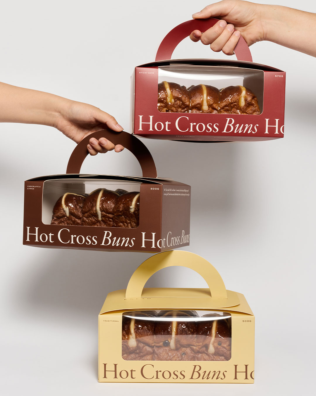 Hot cross buns from Knead on Benson