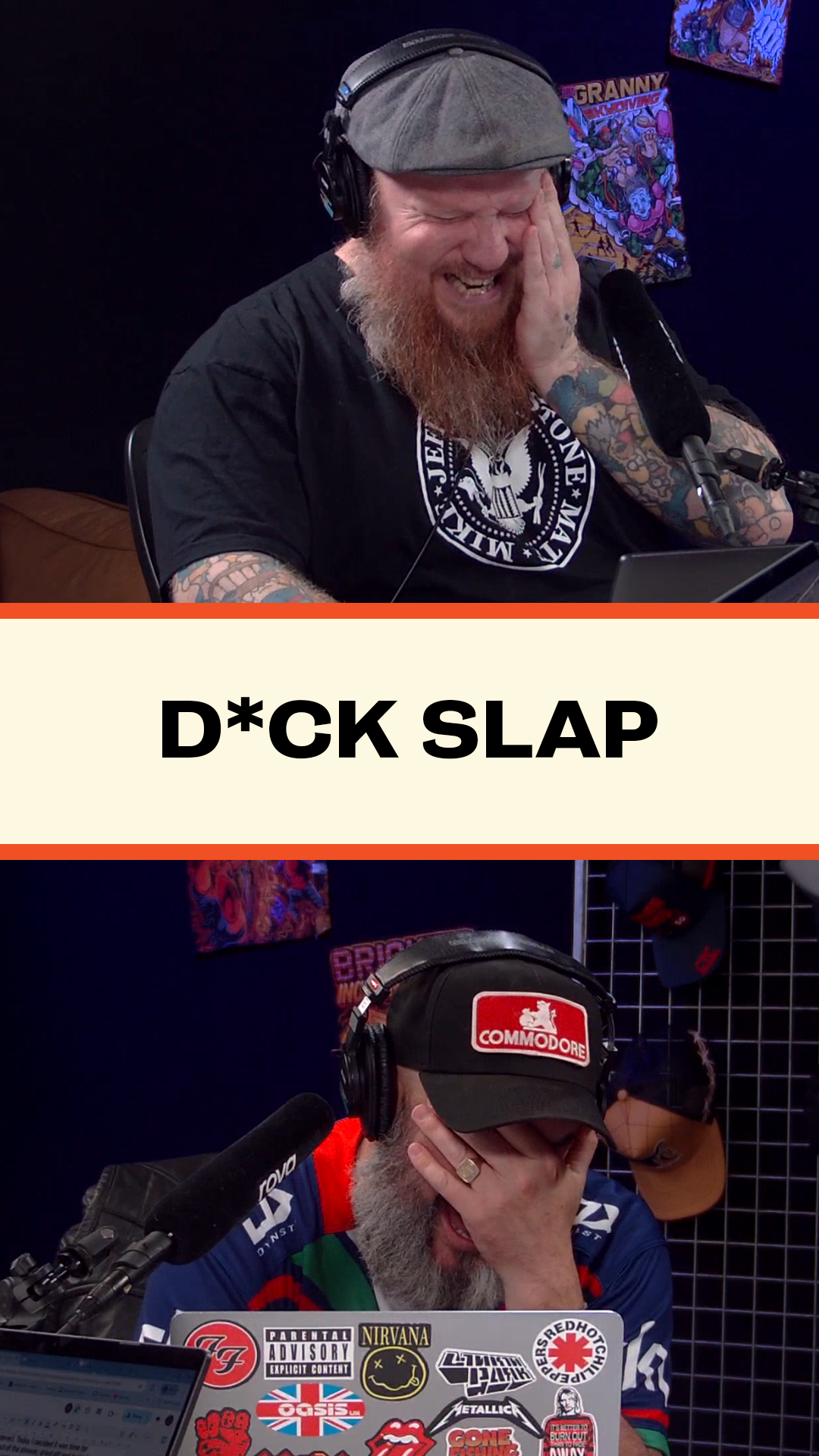 D*ck slap on a work call...