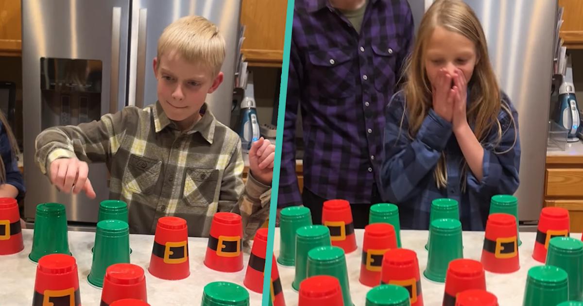 Family's exciting 'Christmas Cup Game' goes viral | Articles | rova