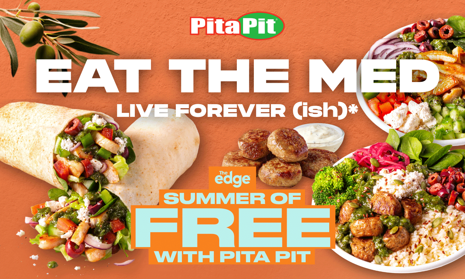 The Edge Summer of Free with Pita Pit