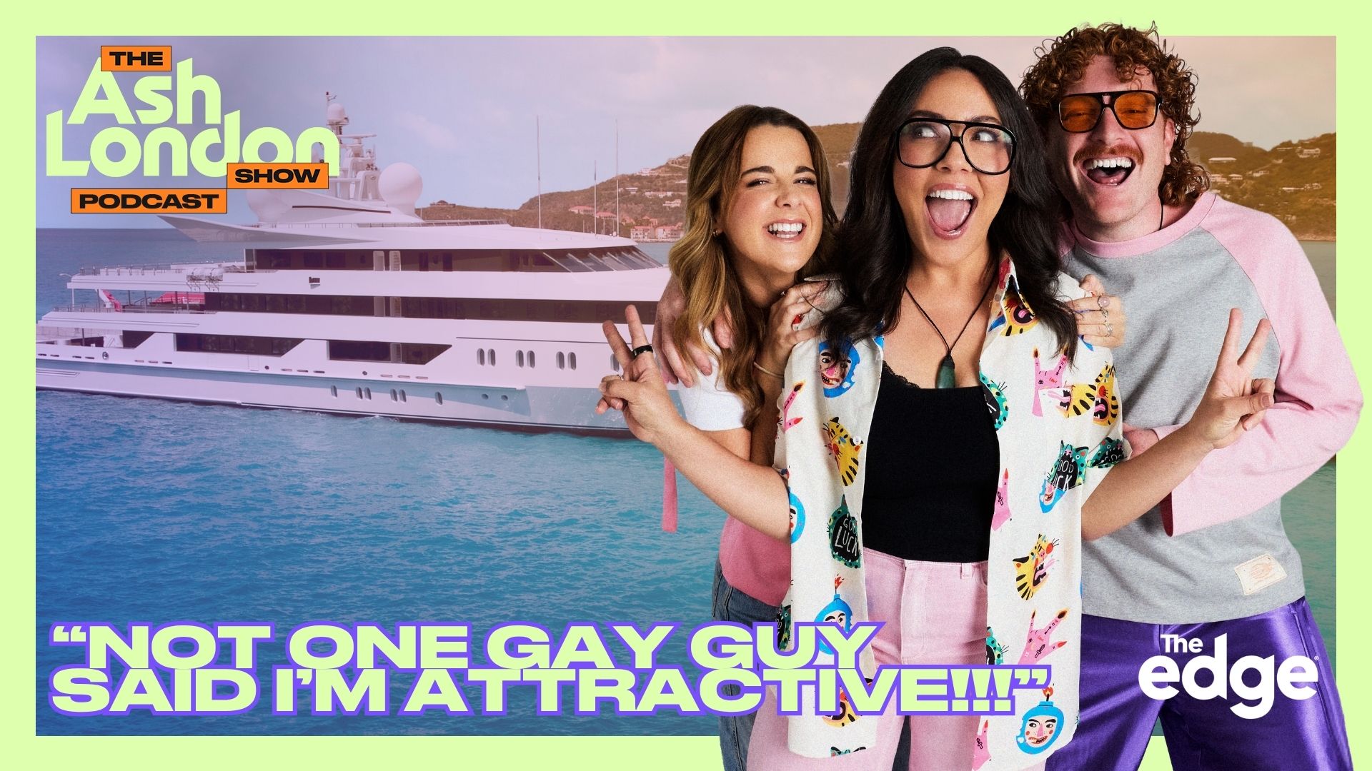 "Not one gay guy said I'm attractive!!"