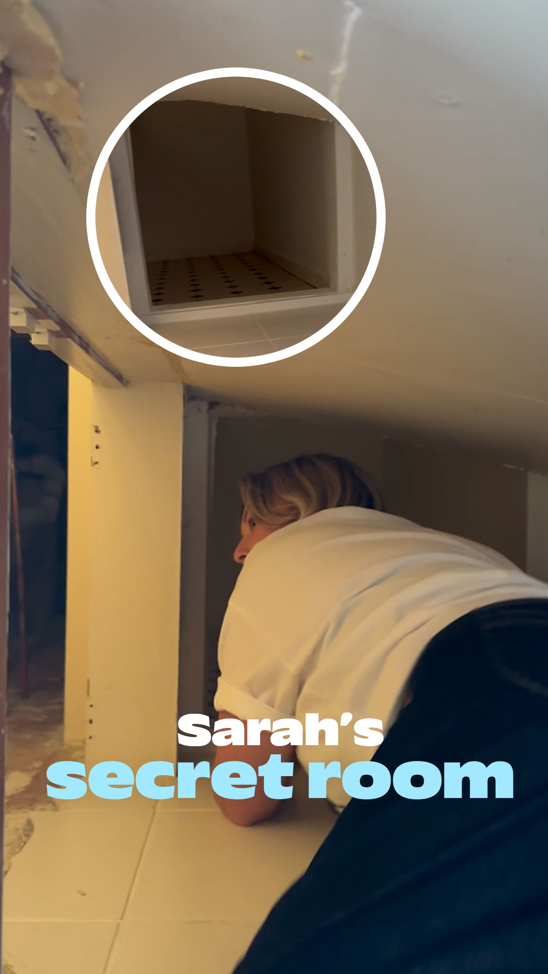 Sarah's house has a secret room...