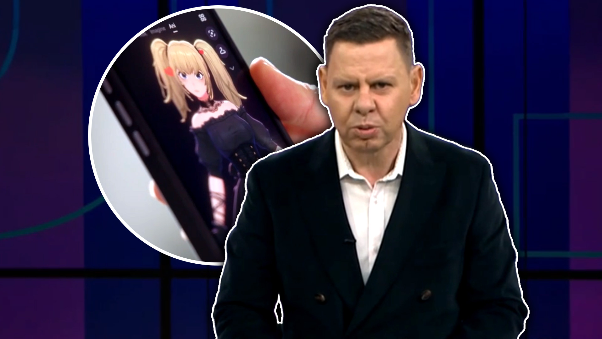 Paddy Gower talking on 'Paddy Gower Has Issues' about the dangers of Kiwi kids using AI chatbots.