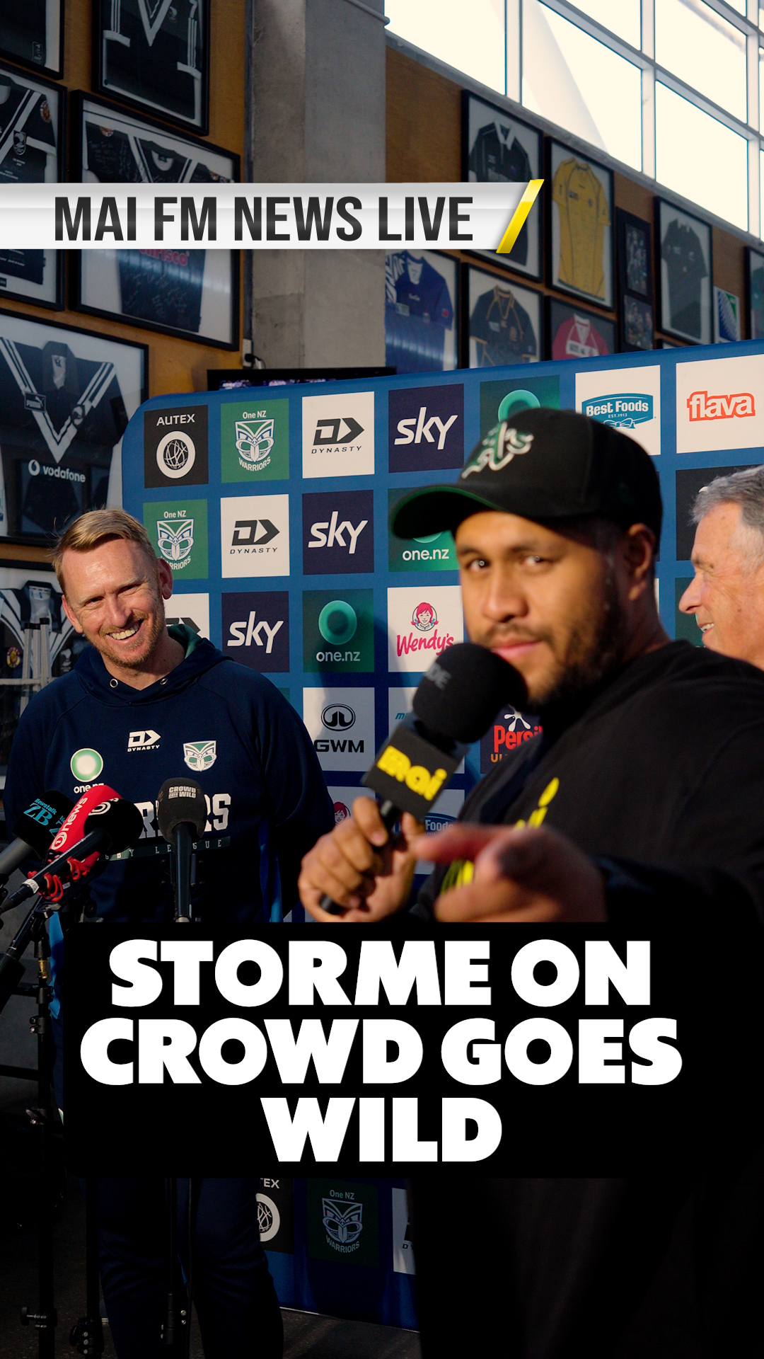 Storme on crowd goes wild