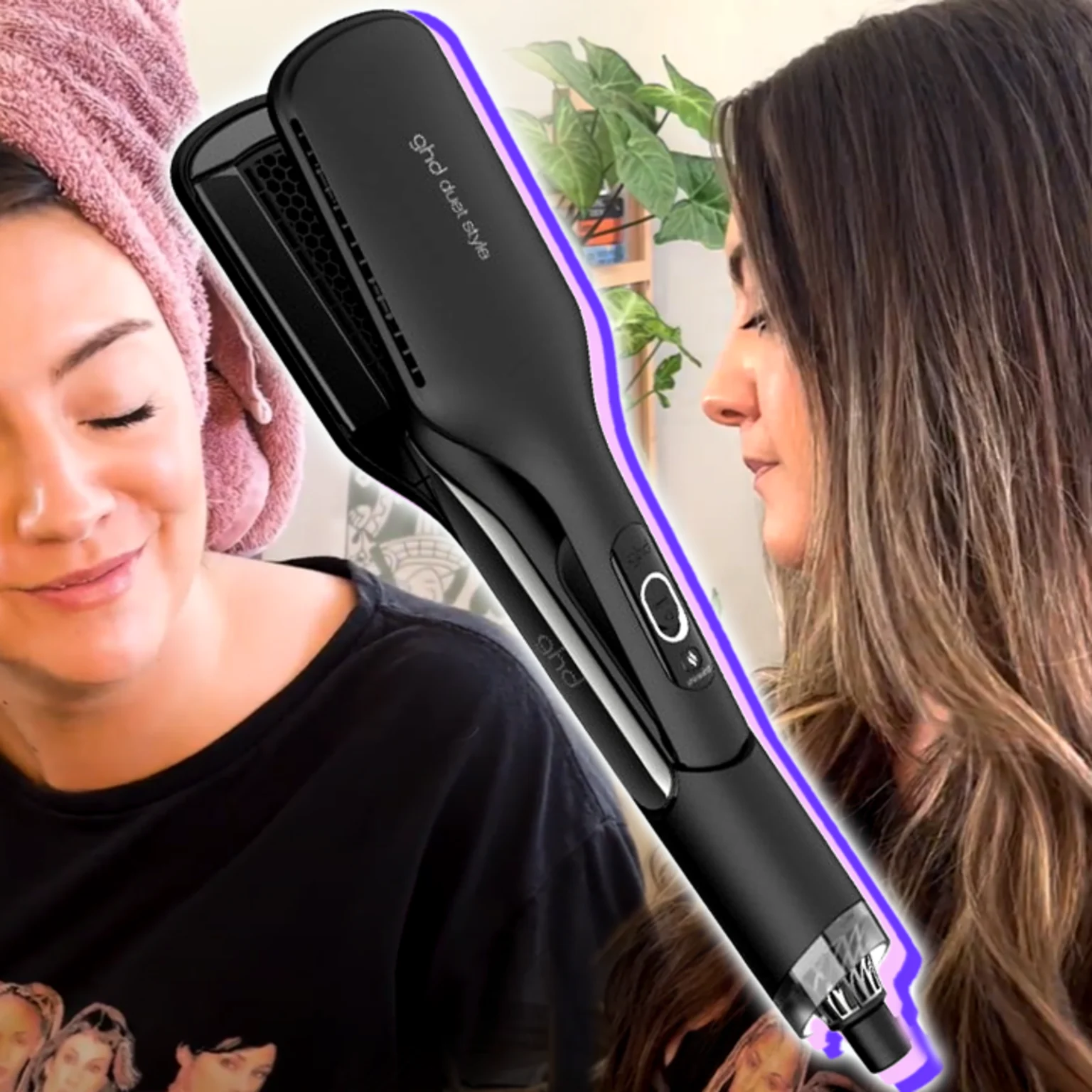 Ghd wet to dry hair straightener clearance