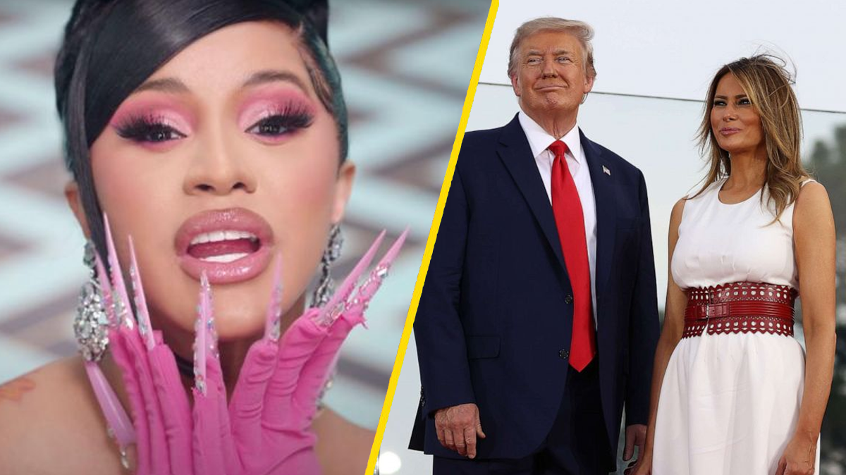 Cardi B claps back at critic using Melania Trump nude photo | Articles |  rova