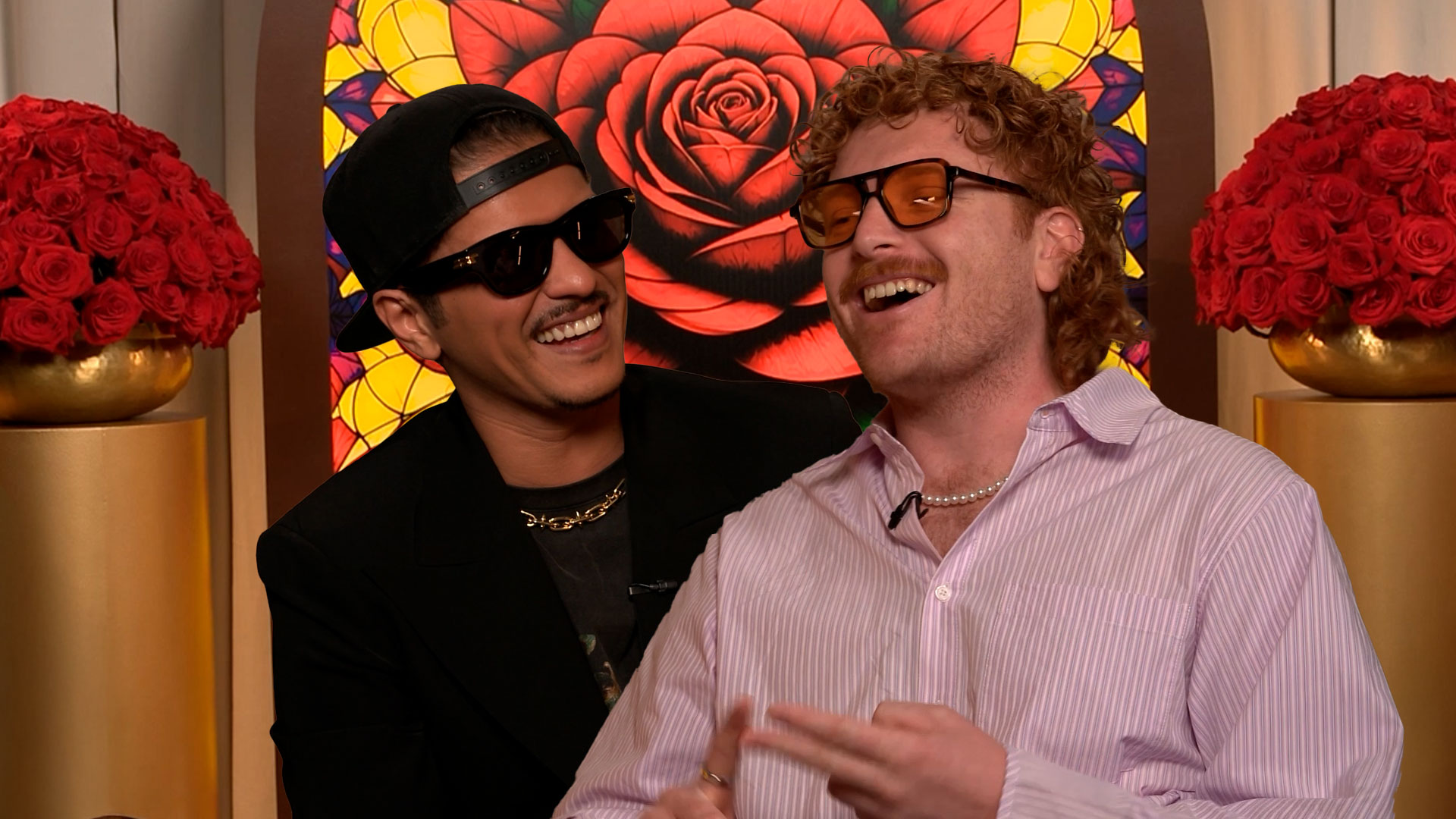 Harrison meets Bruno Mars in New York City!