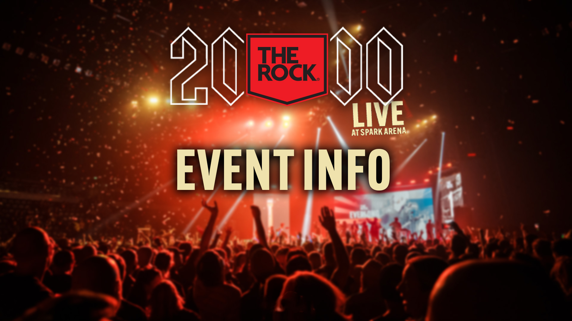 The Rock 2000 Live at Spark Arena Event Info 2025.