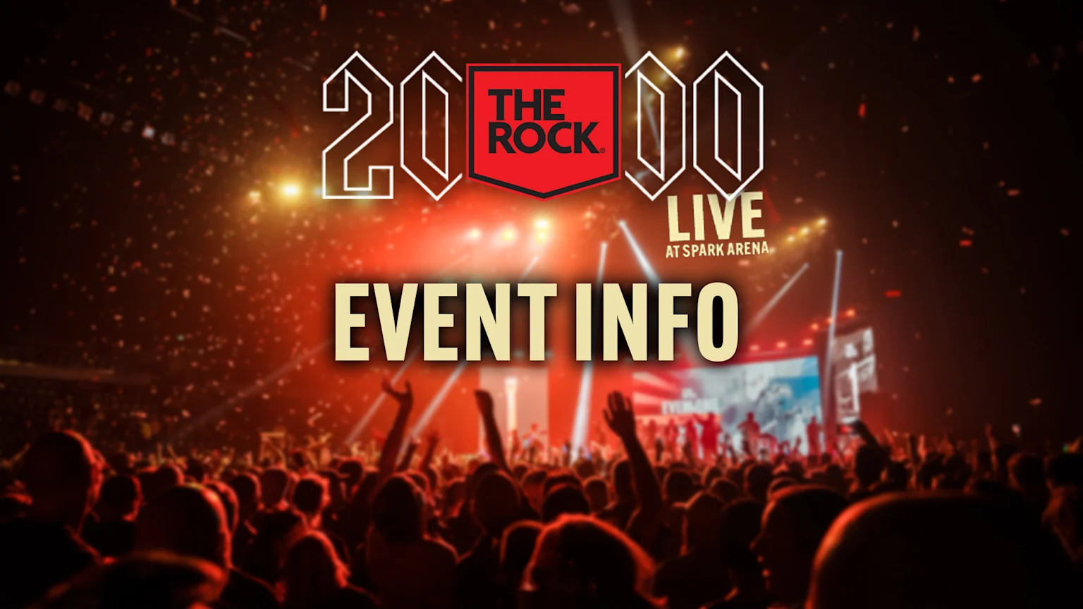 The Rock 2000 Live at Spark Arena Event Info 2025.