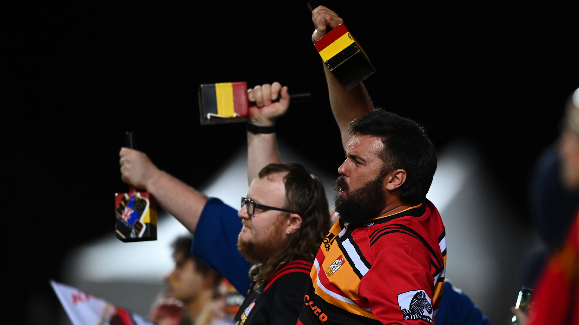 Chiefs v Crusaders: CEOs urge 'smuggling' and 'melting' of banned cowbells