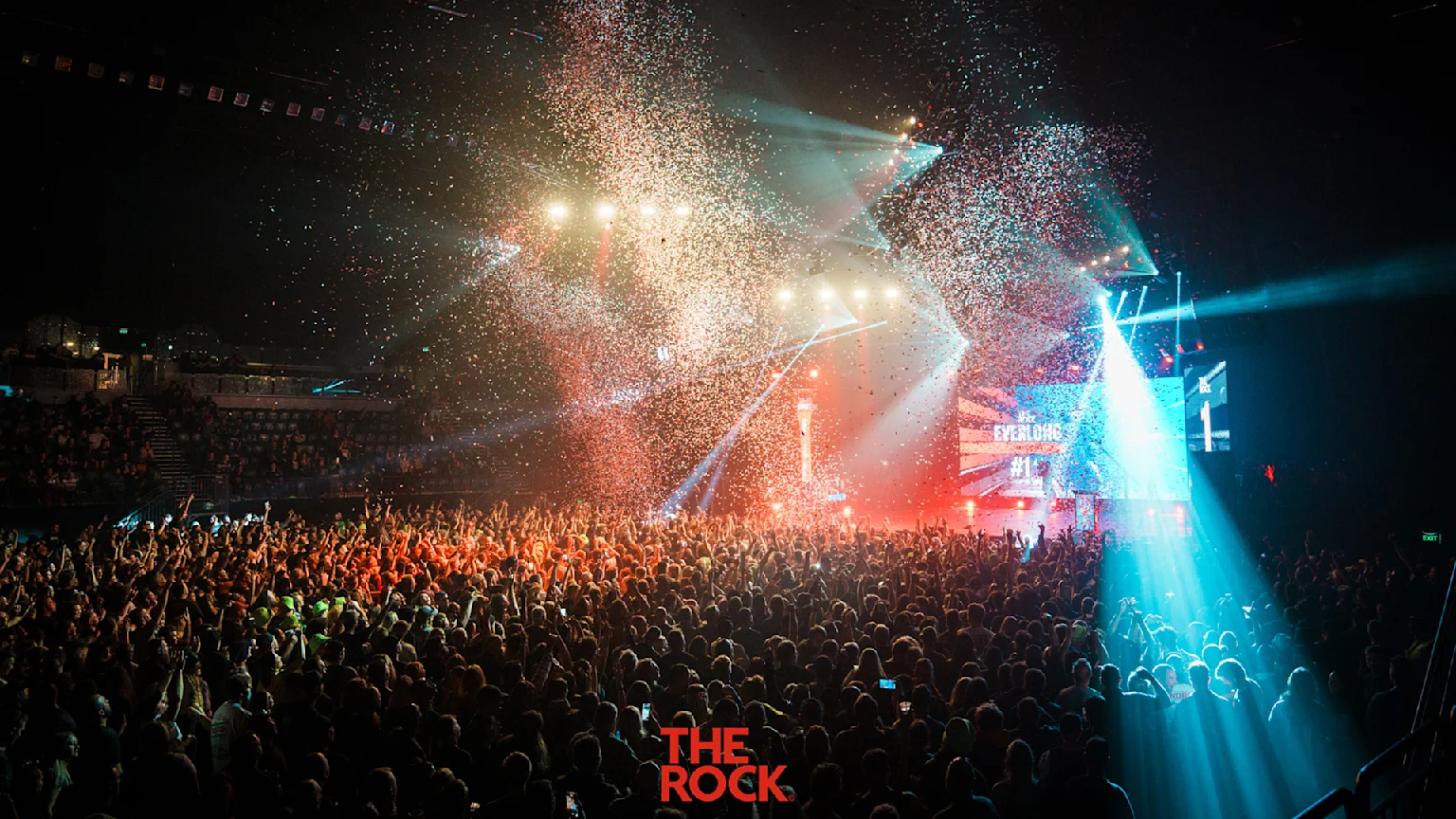 The Rock 2000 Live at Spark Arena 2024 - number one song announce.