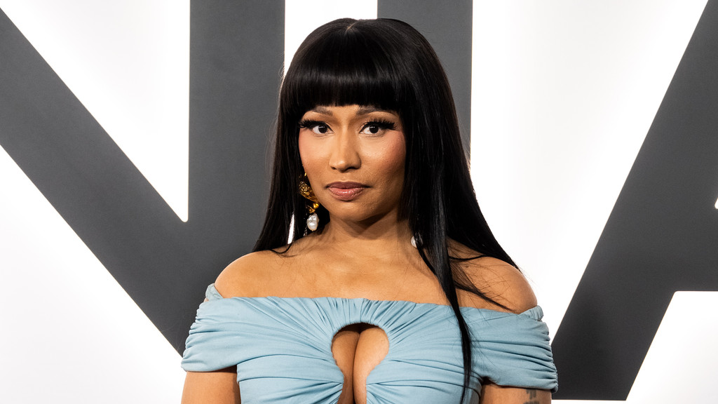 Nicki Minaj supports Donald and Melania Trump at Melania movie premiere